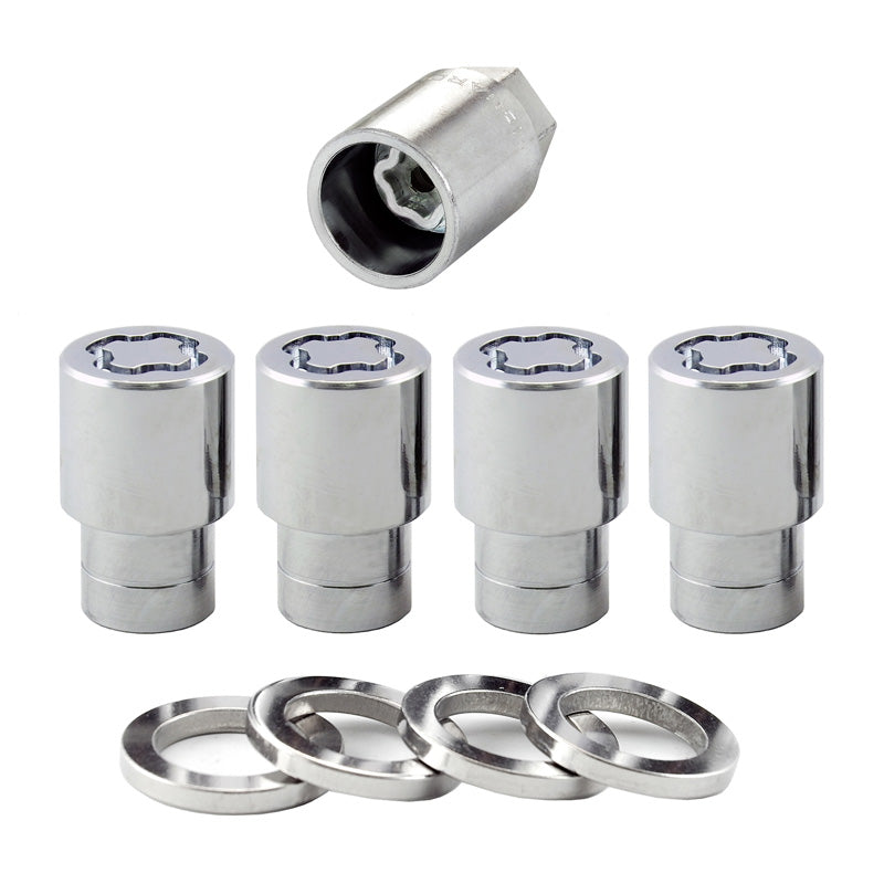 McGard, antirrobos para rueda M12x1.50 - planos - 4 uds. + llave
