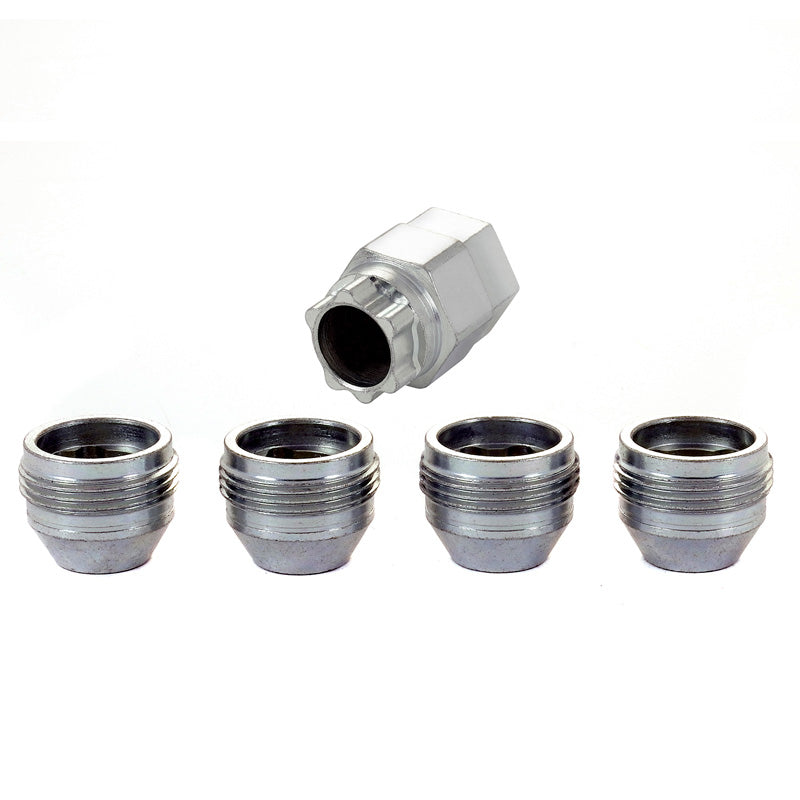 McGard, Tuercas antirrobo para rueda M12x1.25 - Cónica - 19,7mm (cabeza de 19/21mm) - Juego de 4 uds. + llave