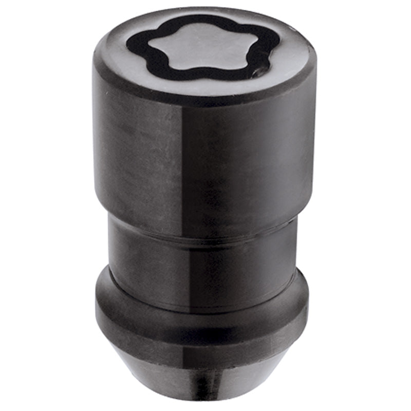 McGard, tuercas antirrobo para ruedas M12x1.50 - negro - cónicas - 37mm (cabeza de 19mm) - 4 uds. + llave