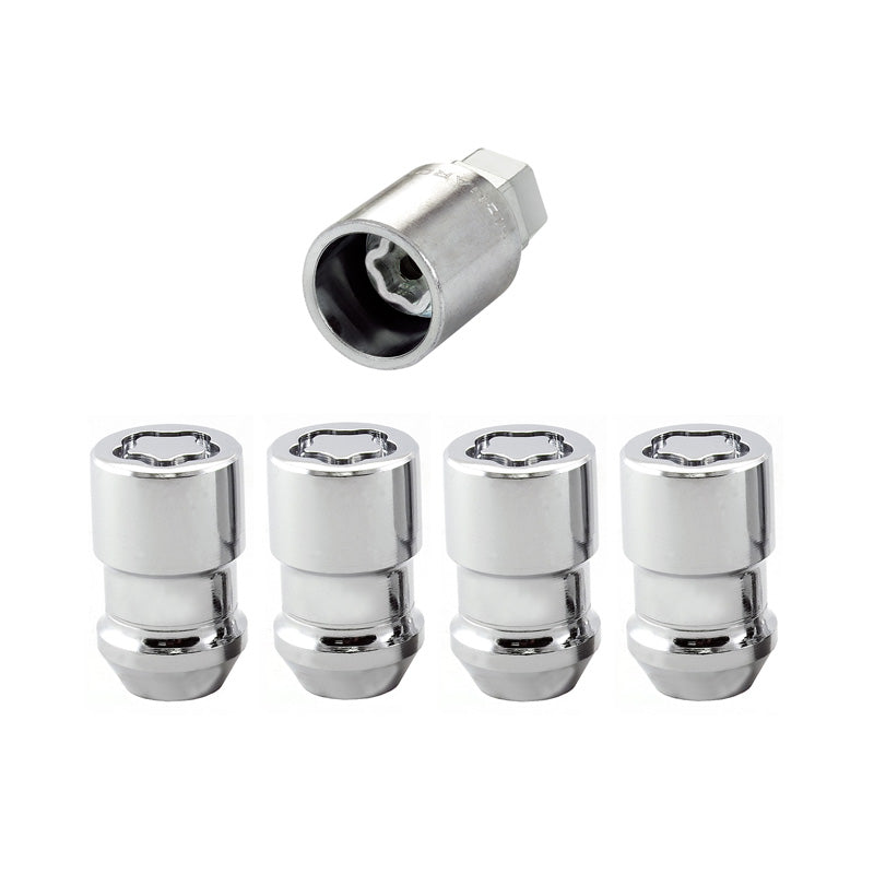 McGard, pernos antirrobo para ruedas M12x1.50 - cónico - 37 mm (cabeza de 19 mm) - juego de 4 uds. + llave