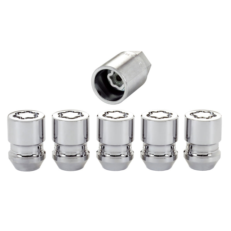 McGard, tuercas antirrobo de rueda - 5 uds. M12x1.50 - cónicas - longitud 32,5mm (cabeza de 21mm)