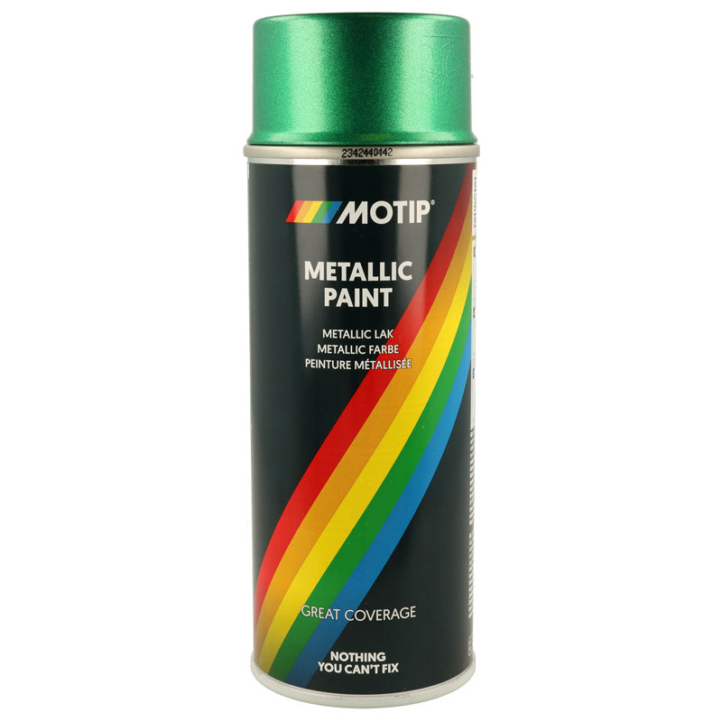 Motip, Lakier metaliczny, zielony, 400ml