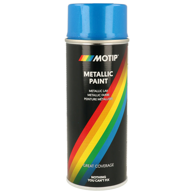 Motip, Lakier metaliczny, niebieski, 400ml