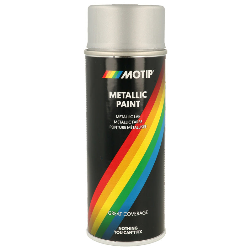 Motip, Metallic Lak, Sølv, 400ml