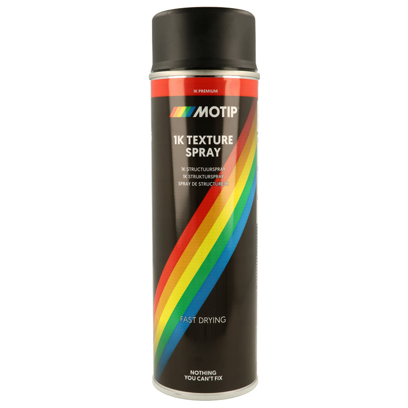 Motip, 1K Texturising Spray, matowa czerń, 500ml