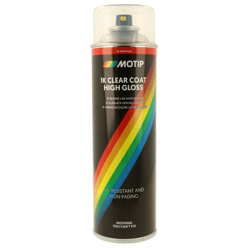 Motip, 1K Clear Coat (Varnish), wysoki połysk, 500ml