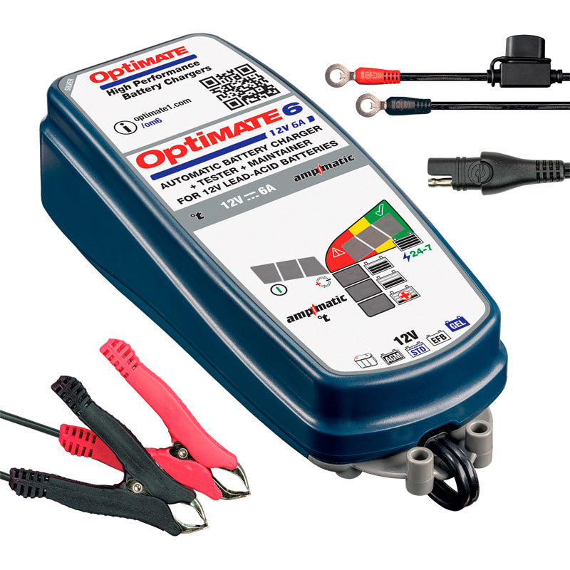 OptiMate, acculader, 6 Ampmatic 12V/6.0A, 9-traps