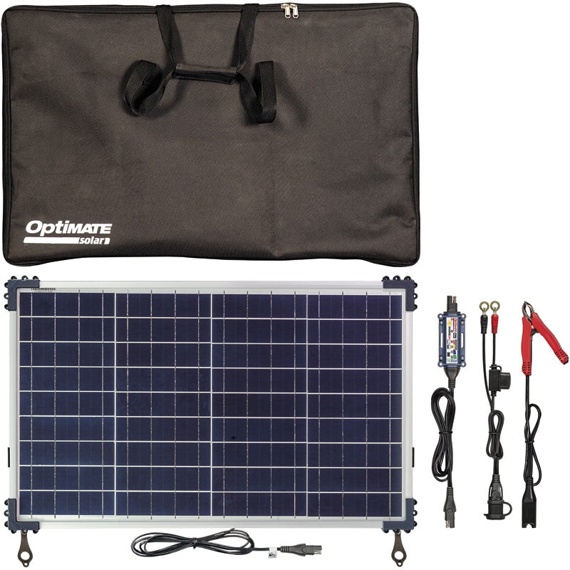 OptiMate, Solar DUO cestovní sada 40W - 5A nabíječka baterií & monitor