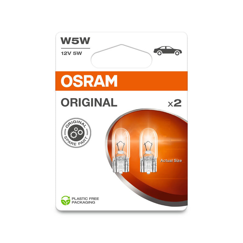 Osram, Lampadine alogene, T10 - 12V/5W, set da 2 pezzi