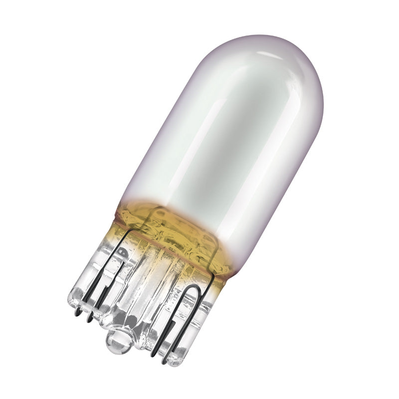 Osram, Lampade alogene cromate Diadem - T10 - 12V/5W - Set di 2 - Ambra