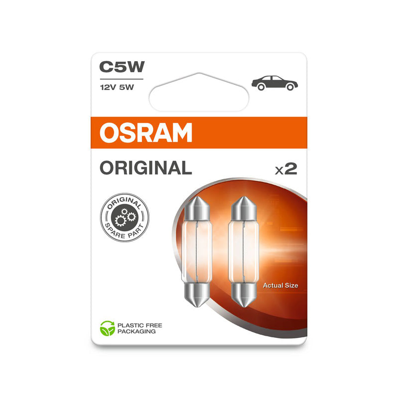 Osram, Original żarówki halogenowe - Pinol 36mm 12/5W - zestaw 2 szt.