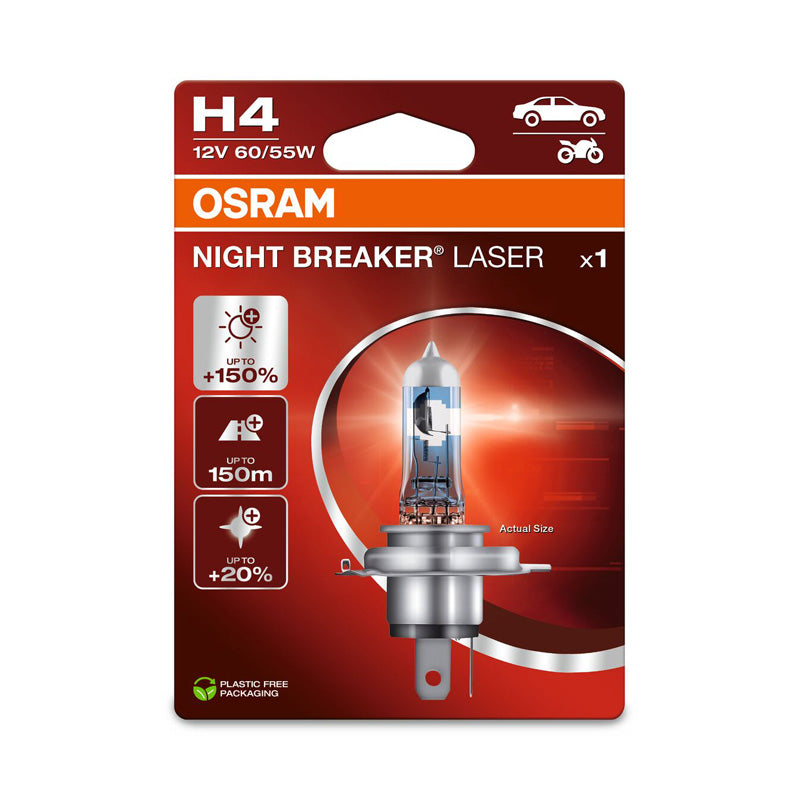 Osram, Night Breaker Laser H4 halogenová žárovka - 12V/60-55W - jednotlivý kus