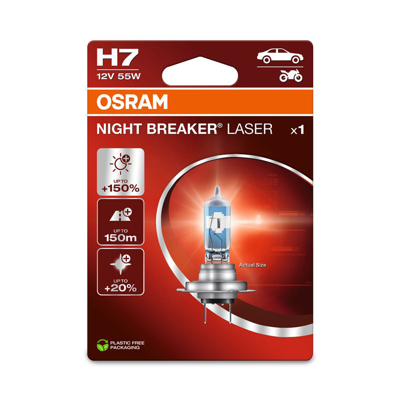 Osram, Night Breaker Laser halogenová žárovka - H7 - 12V/55W - 1 kus