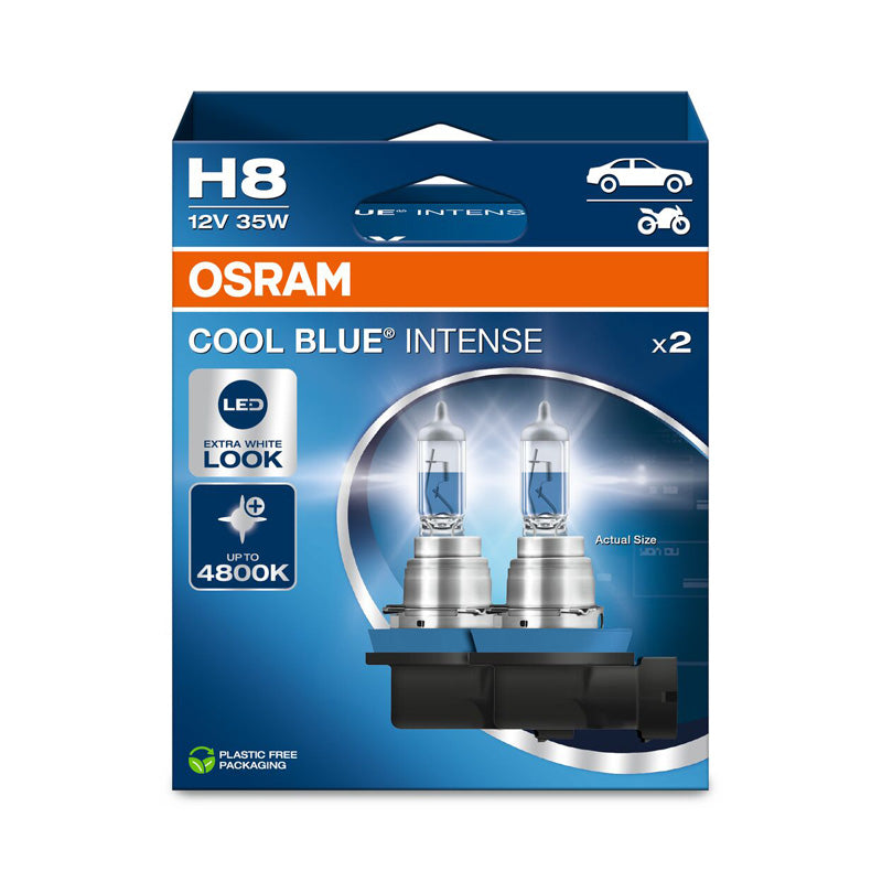 Osram, Cool Blue Intense halogenové žárovky - H8 - 12V/55W - sada 2 ks