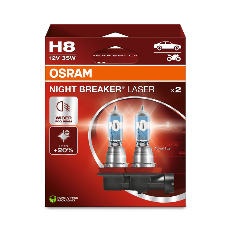 Osram, Night Breaker Laser halogenové žárovky - H8 - 12V/35W - 2 ks