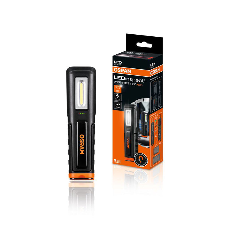 Osram, bezdrátová inspekční lampa PRO 600 - magnetické nabíjení