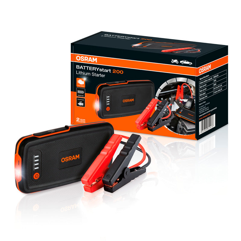 Osram, BATTERYstart 200 - Jumpstarter/powerbank - 6000mAh