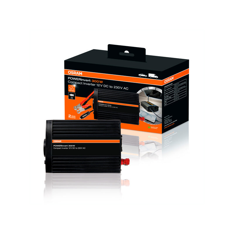 Osram, inverter, Modified Sine Wave Inverter 12V DC 300W