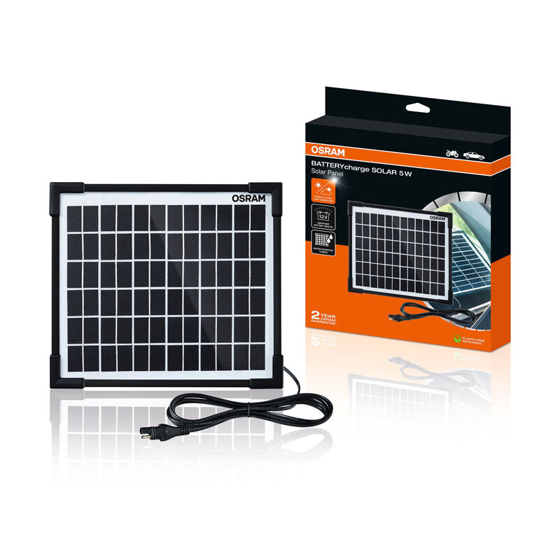 Osram, caricabatterie, alimentato a energia solare 5W, OSP500