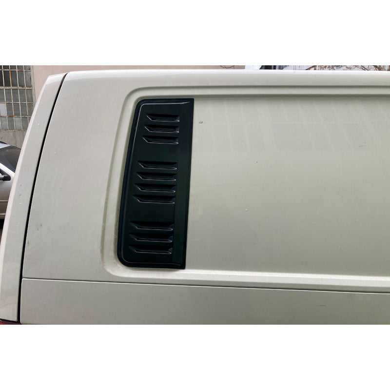 OneWay, Prese d'aria, nero opaco, Adatto a Volkswagen Transporter T5.1/T6/T6.1 (2010-2022), set in 2 pezzi