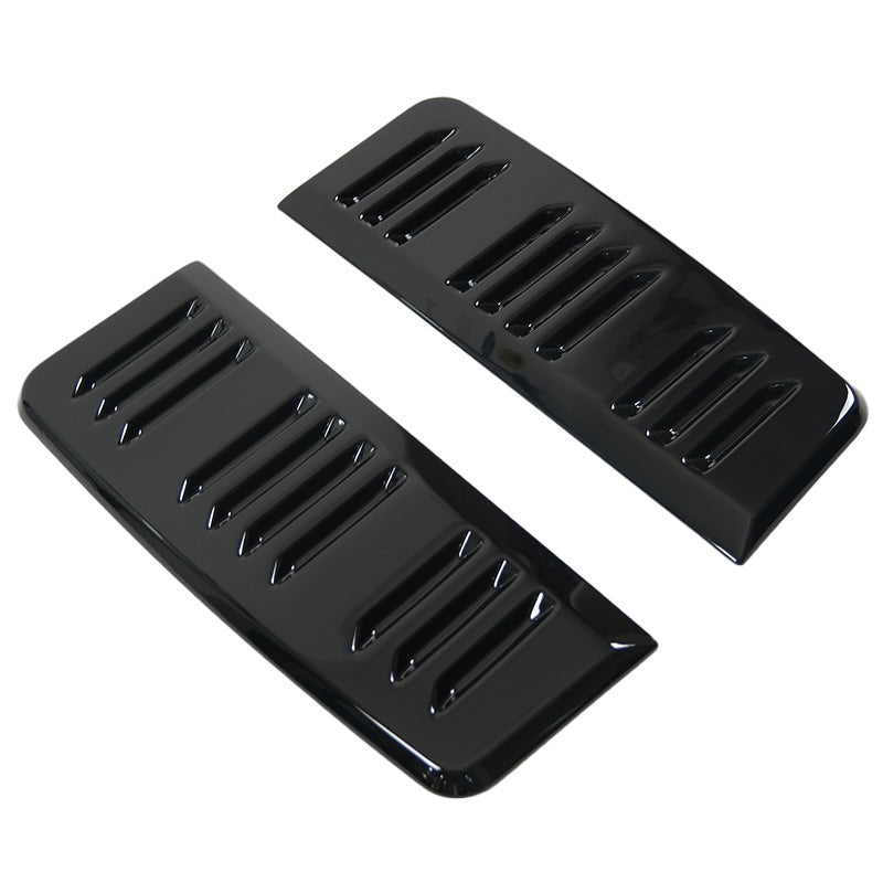 OneWay, Air Vents, Version 2, gloss black, fits Volkswagen Transporter T5.1/T6/T6.1 (2010-2022, long wheelbase)