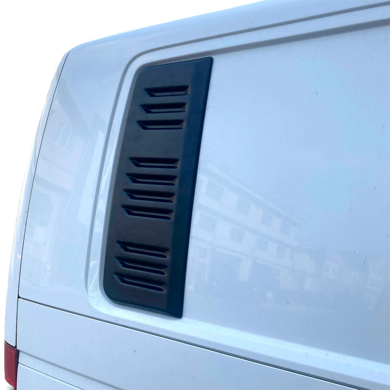 OneWay, Prese d'aria, nero opaco, Adatto a Volkswagen Transporter T5.1/T6/T6.1 2010-2022, confezione da 2