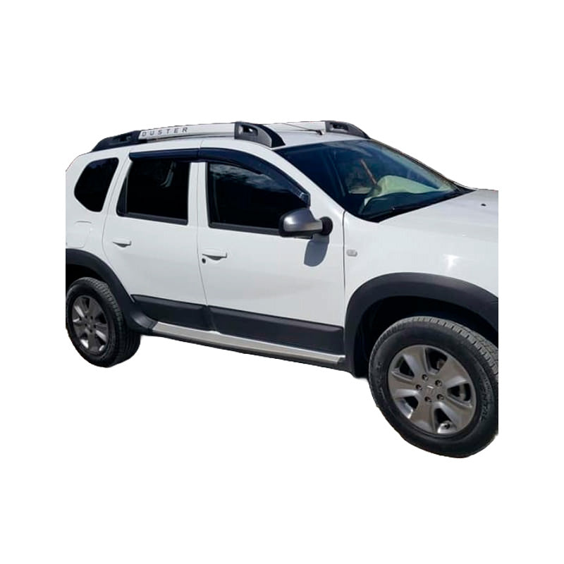 OneWay, Set di modanature laterali, nero opaco, Adatto a Dacia Duster I (2010-2017), 4 pezzi