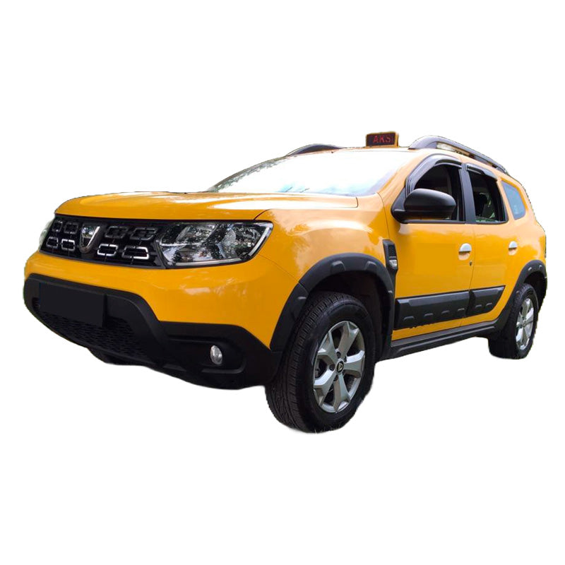 OneWay, Set di modanature laterali della carrozzeria, Adatto a Dacia Duster II 2018-2024, Nero opaco, 4 pezzi