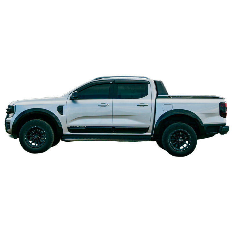 OneWay, Minigonne laterali, plastica ABS, Nero opaco, Adatto a Ford Ranger T9 (2022-) – 4 pezzi