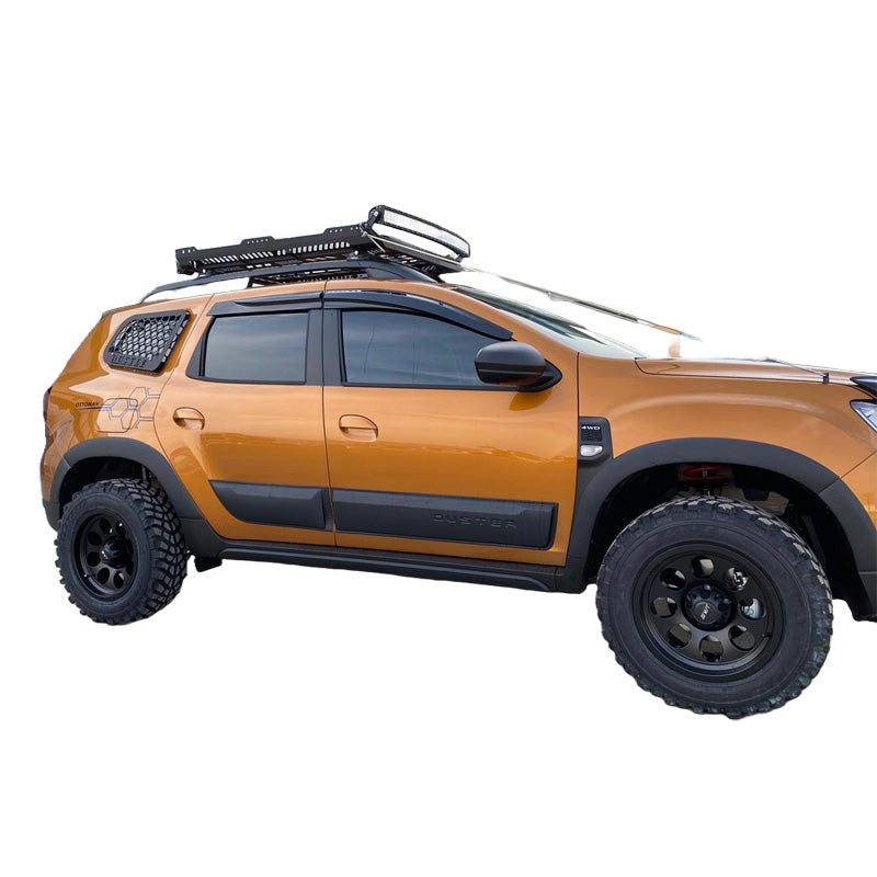 OneWay, Komplet karrosserikit, Mat Sort, Passer til Dacia Duster II 2018-2024, 12-delt sæt