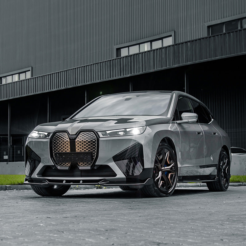 OneWay, Kit carrozzeria completo, nero lucido, adatto per BMW iX M-Pack i20 (2021-)