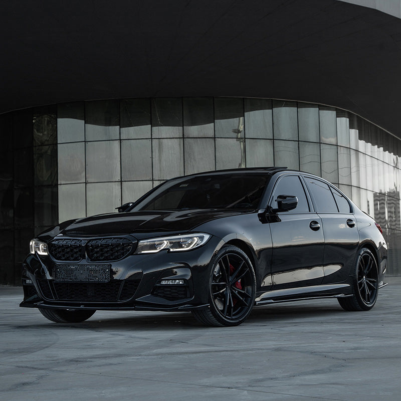 OneWay, Kompletny Bodykit, czarny błyszczący, pasuje do BMW 3-Serie G20 Sedan M-Pack & M340i (2018-2022)