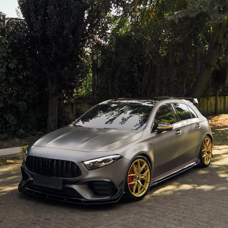 OneWay, Komplet body kit, Blank sort, passer til Mercedes A-Class (W177) A45 S Aero Pack (2019-2023) & FL (2023-)