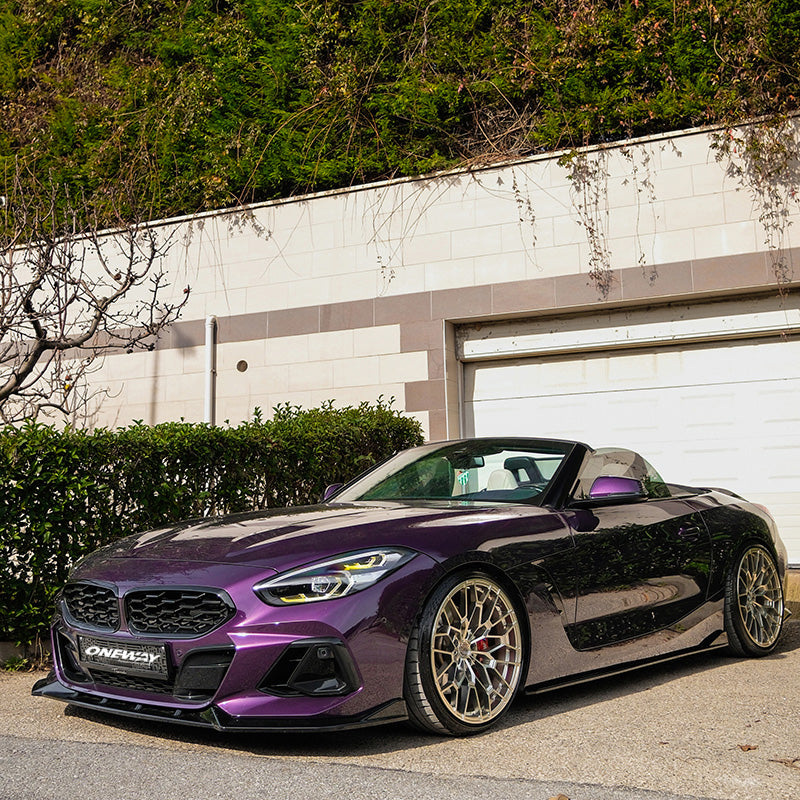OneWay, Komplet karrosserisæt, Blank sort, passer til BMW Z4 (G29) M-Pack/M40i (2018-2022), inkl. Facelift (2022-)