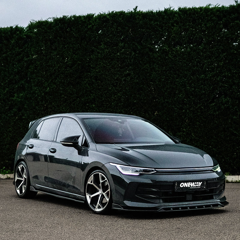 OneWay, kompletní bodykit, lesklá černá, pasuje na Volkswagen Golf VIII HB 3/5dveřový Facelift (2024-) - kromě GTi/GTD/GTE/R/R-Line