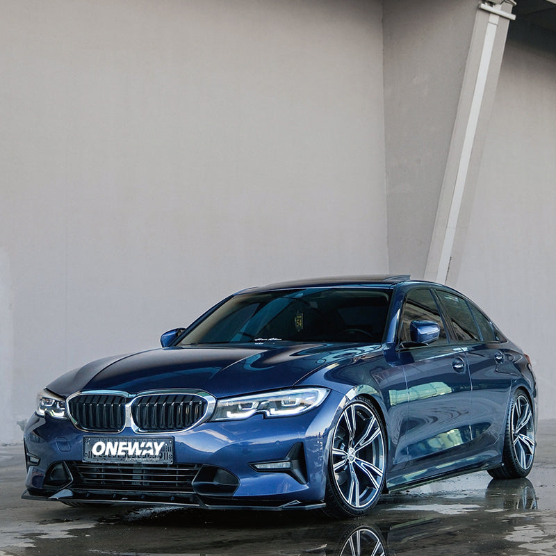 OneWay, kompletny body kit, błyszcząca czerń, pasuje do BMW 3-Serie G20 Sedan Sport Line (2018-2022)