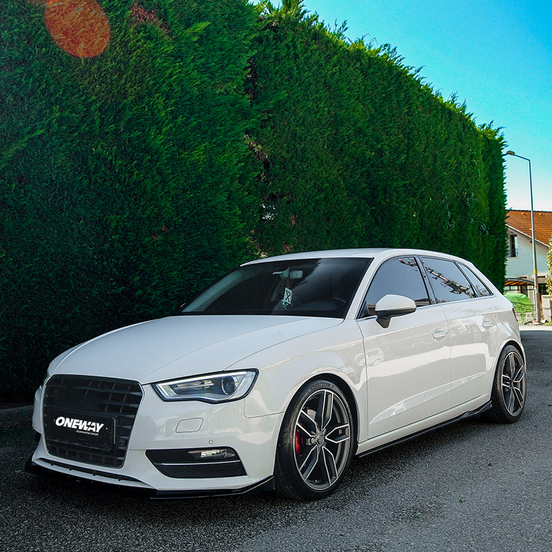 OneWay, kompletní bodykit, lesklá černá, pasuje na Audi A3 (8V) Sportback (2012-2016) kromě S-Line/S3/RS3