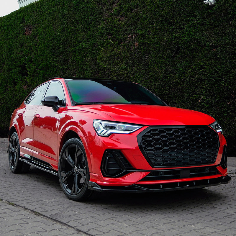 OneWay, kit carrosserie complet, noir brillant, compatible avec Audi Q3 (F3N) Sportback S-Line (2019-2025)