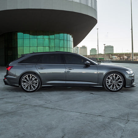OneWay, Komplet body kit, Blank sort, passer til Audi A6 S-Line/S6 C8 Avant (2018-2024)