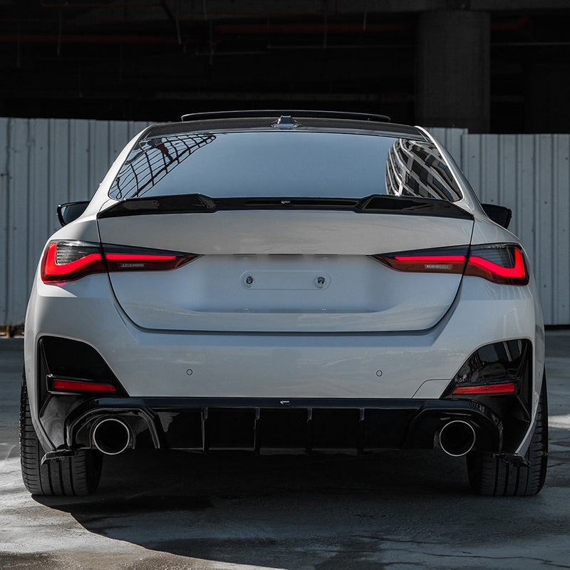 OneWay, Komplet body kit, Blank sort, passer til BMW i4 G26 M-Pack (2021-)