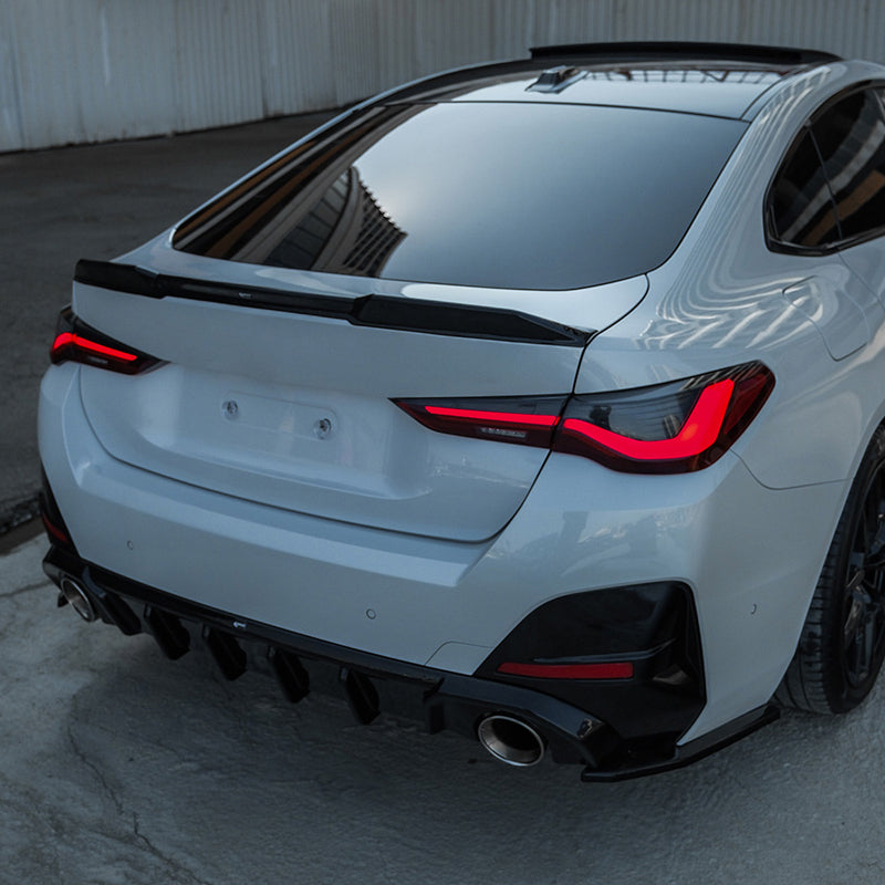OneWay, Komplet body kit, Blank sort, passer til BMW i4 G26 M-Pack (2021-)