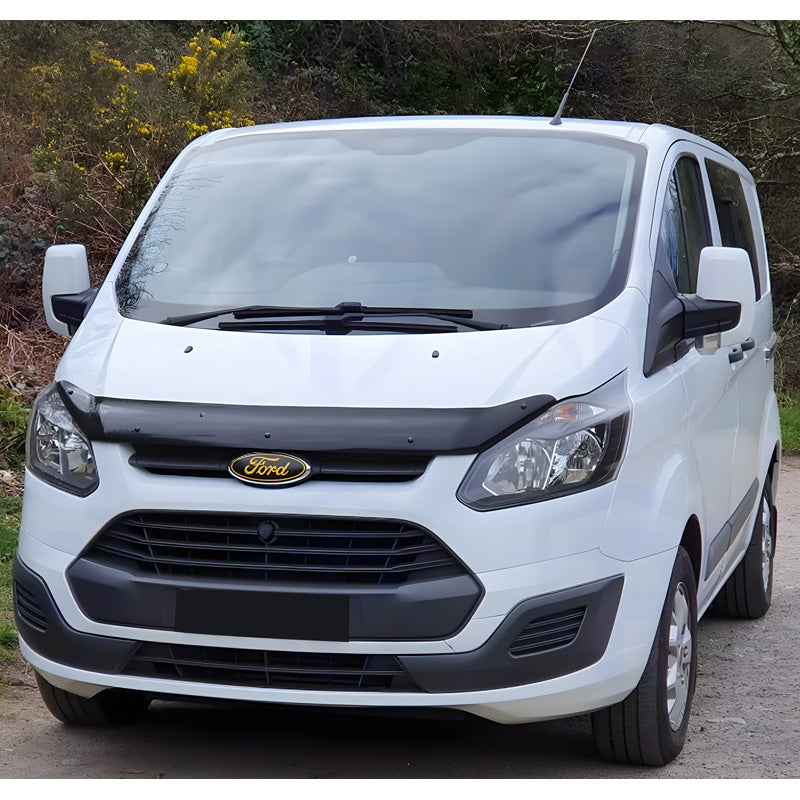 OneWay, Motorhjelmsbeskytter, Glanssort, Passer til Ford Transit Custom MK1 (2012-2018)