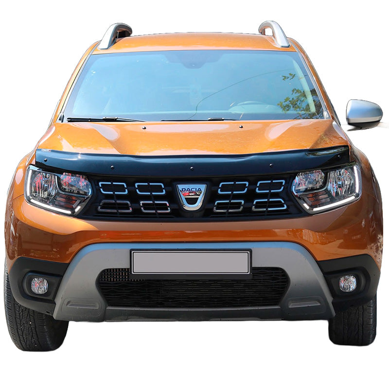 OneWay, protezione cofano, nero lucido, Compatibile con Dacia Duster II 2018-2024