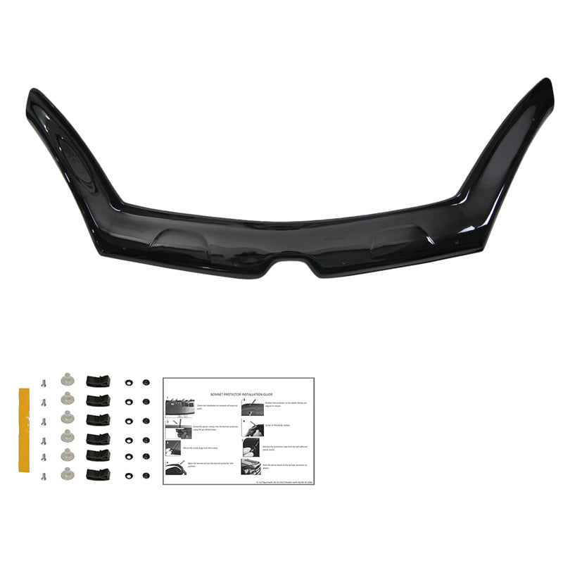OneWay, Hood Protector, Glossy Black, Fits Renault Kangoo 2nd generation Facelift (2014-2019)
