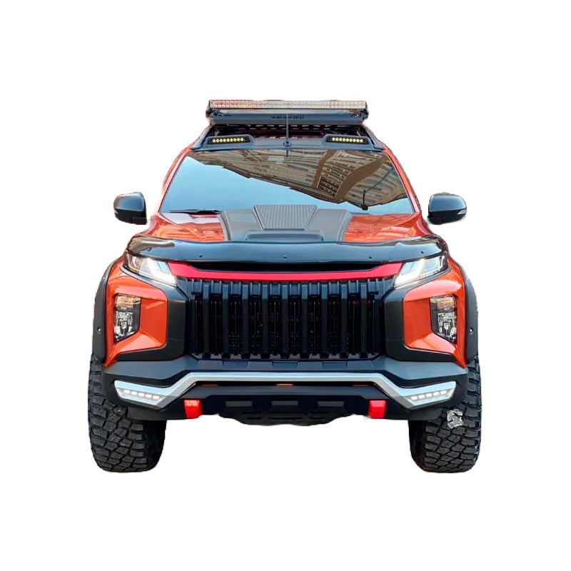 OneWay, Motorhjelmbeskytter, Glanssort, Passer til Mitsubishi L200 Triton 6 (2019-), 'Premium'