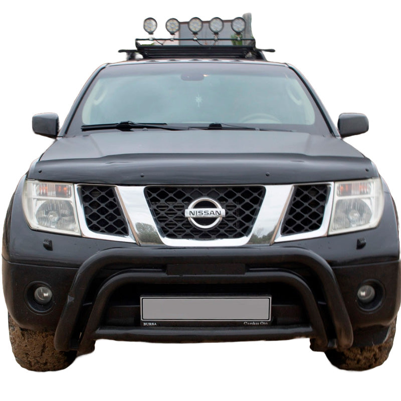 OneWay, Ochrana kapoty, Lesklá černá, Vhodné pro Nissan Navara D40 2005-2010
