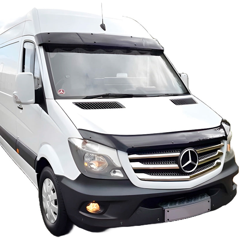 OneWay, osłona maski, czarny na wysoki połysk, pasuje do Mercedes Sprinter W906 Facelift (2014-2018)