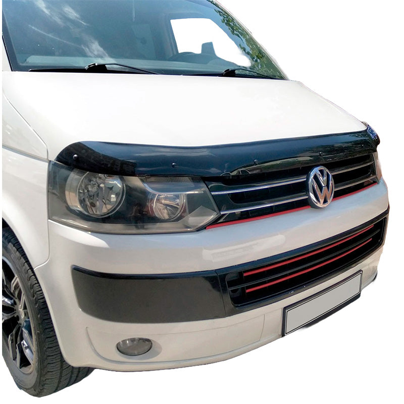 OneWay, Hood Protector, Glossy Black, Fits Volkswagen Transporter T5.1 2010-2015