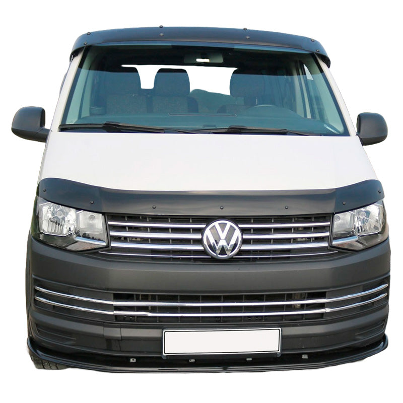 OneWay, Hood Protector, Glossy Black, Fits Volkswagen Transporter T6/T6.1 2015-2022