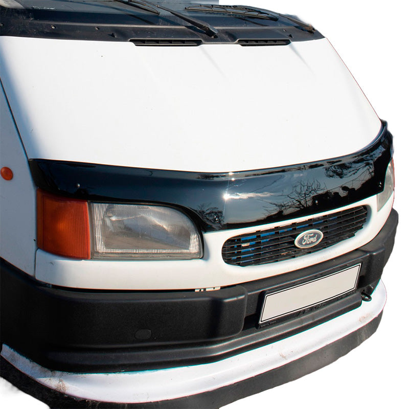 OneWay, protector de capó, negro brillante, compatible con Ford Transit MK5 1993-2002